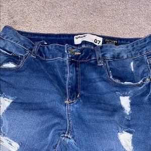 Garage ripped jeans